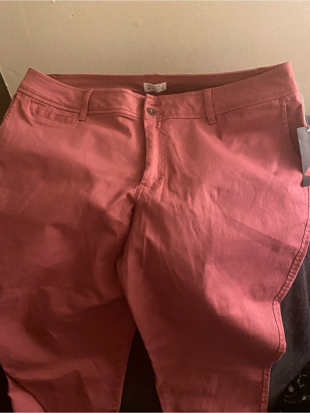 Market & Spruce Elicia Women’s Rose Pink Cotton Pants Size 18W